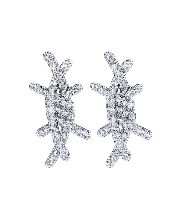 Earrings OKAJEWELRY Passion Crawlers Zirconia