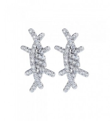 Earrings OKAJEWELRY Passion Crawlers Zirconia