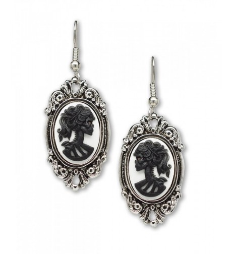 Gothic Lolita Dangle Earrings Silver