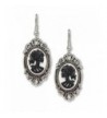 Gothic Lolita Dangle Earrings Silver