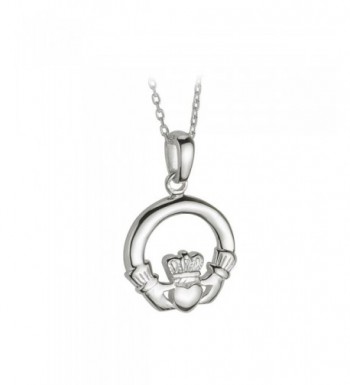 Claddagh Necklace Sterling Silver Ireland