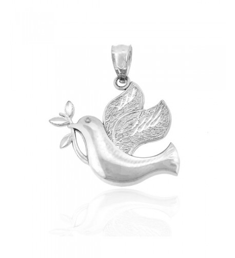 Sterling Silver Peaceful Dove Charm
