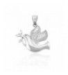 Sterling Silver Peaceful Dove Charm