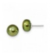 Sterling 10 10 5mm Freshwater Cultured Earrings