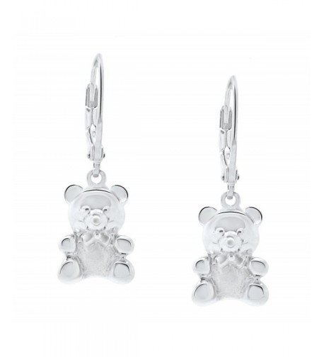 Sterling Silver Teddy Jewelry Earrings