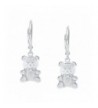 Sterling Silver Teddy Jewelry Earrings