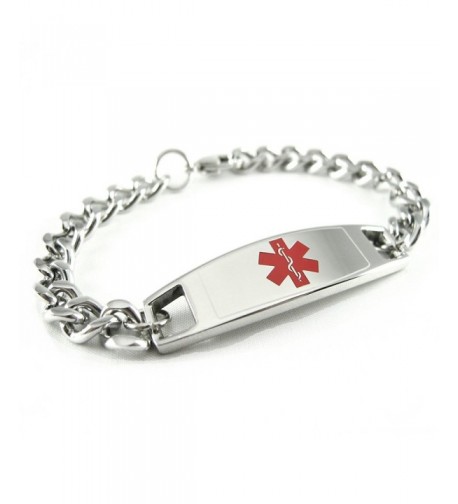 MyIDDr Pre Engraved Customized Pacemaker Bracelet