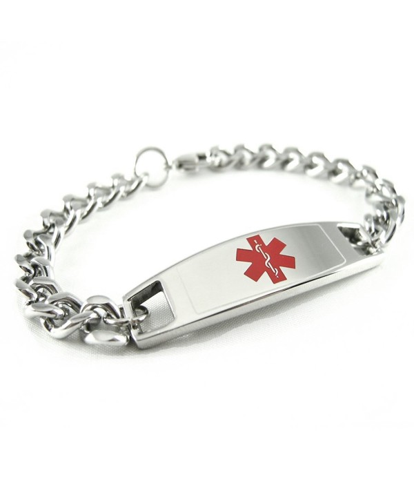 MyIDDr Pre Engraved Customized Pacemaker Bracelet