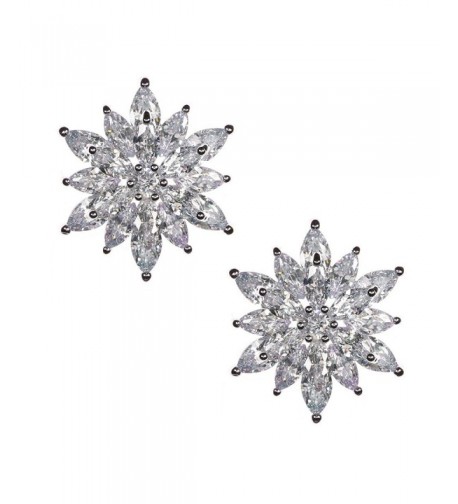 Starburst Brilliant Marquise Crystals Earrings