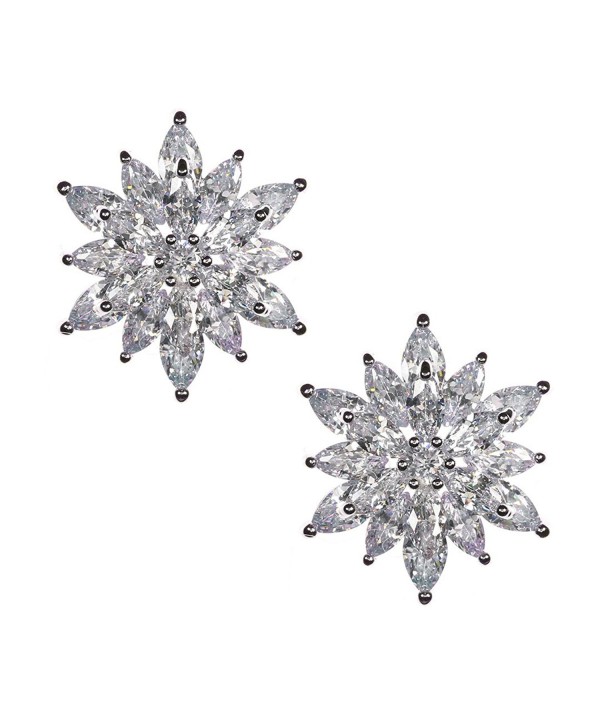 Starburst Brilliant Marquise Crystals Earrings