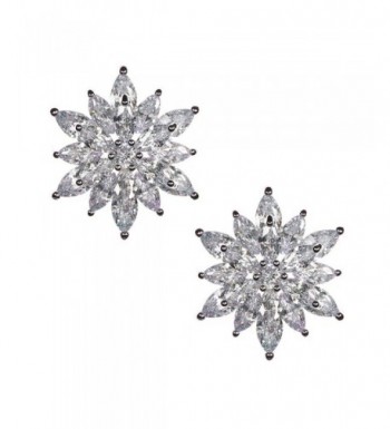 Starburst Brilliant Marquise Crystals Earrings