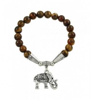 Falari Elephant Bracelet Tiger Eye B2448 TE