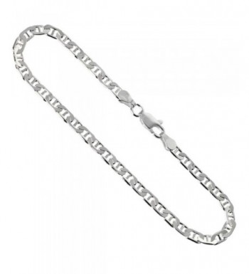 Sterling Silver Anklet Anchor Mariner