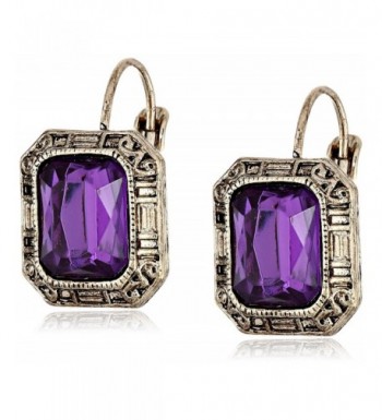 1928 Jewelry Siberian Gold Tone Amethyst