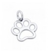 Sterling Silver Paw Print Charm