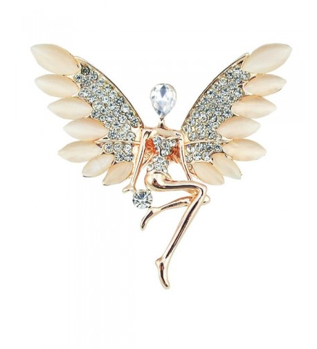 CHUYUN Crystal Angel Delicate Brooch