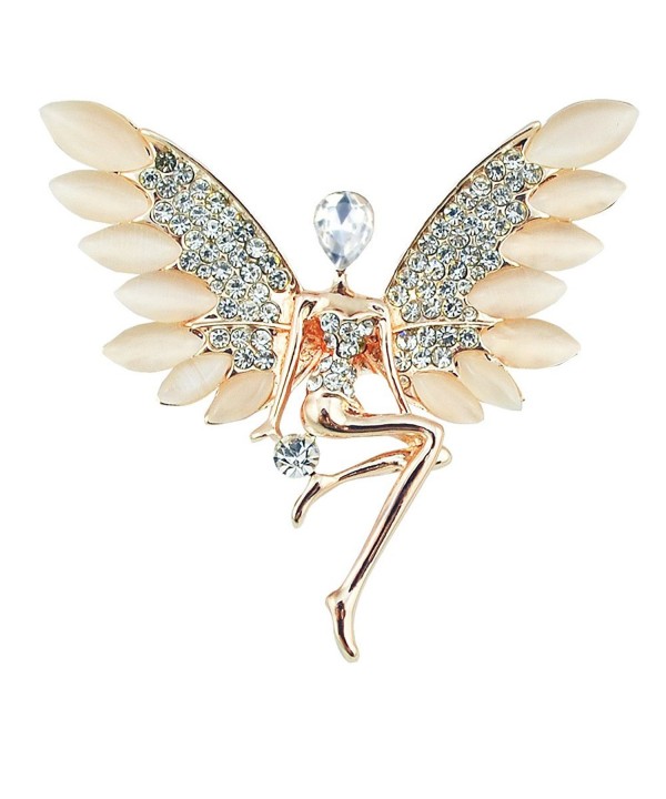 CHUYUN Crystal Angel Delicate Brooch