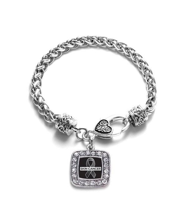 Awareness Classic Silver Crystal Bracelet
