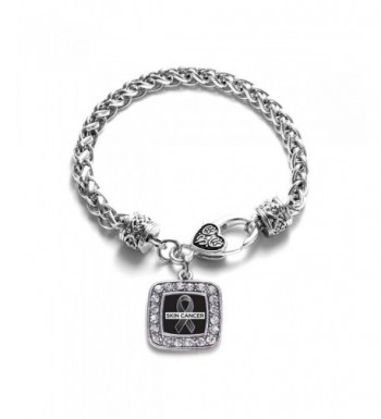 Awareness Classic Silver Crystal Bracelet