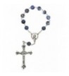 Decade Pocket Rosary Sodalite Gemstones