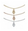 Lux Accessories Silver Tones Anklet
