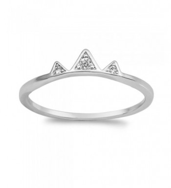 White Small Princess Sterling Silver