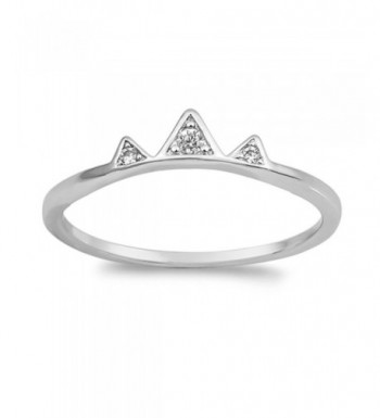 White Small Princess Sterling Silver