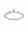 White Small Princess Sterling Silver