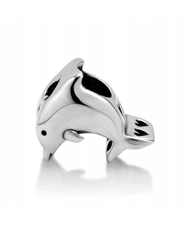 Sterling Silver Heart Dolphin Bracelet Sterling Silver Heart Dolphin Bracelet
