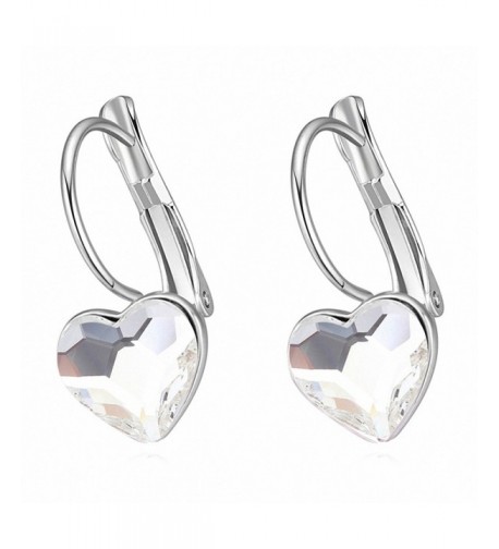 Jewistic Rhodium Plated Earrings Swarovski Elements