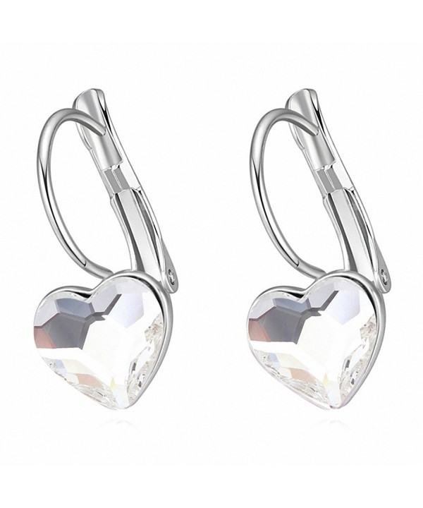 Jewistic Rhodium Plated Earrings Swarovski Elements