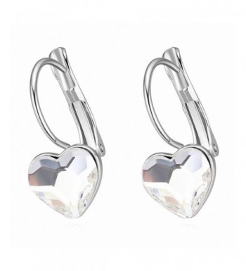 Jewistic Rhodium Plated Earrings Swarovski Elements