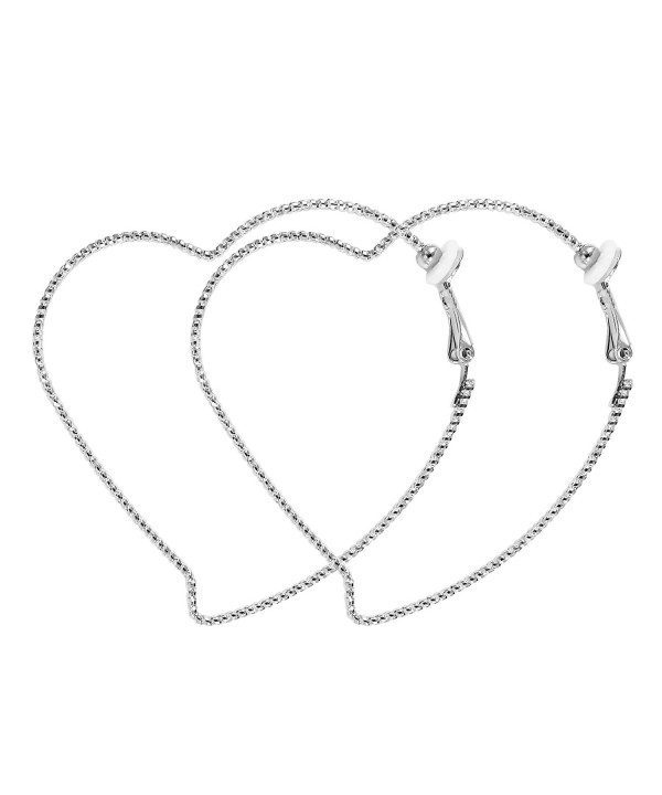 Fashion Heart Silver Earrings RareLove