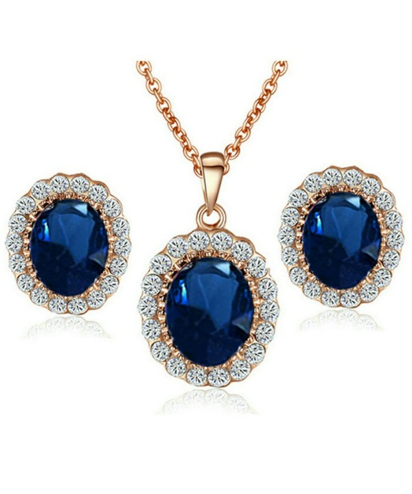 Yoursfs Sapphire Jewelry Middleton Necklace