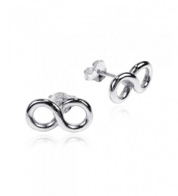 Endless Infinity Symbol Sterling Earrings