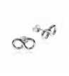 Endless Infinity Symbol Sterling Earrings