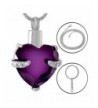 Cremation Jewellery Pendant Keepsake Purple