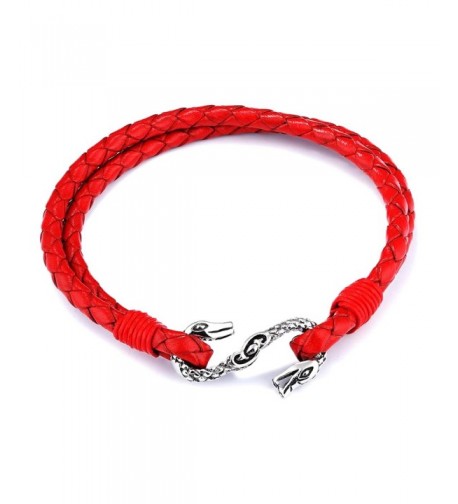 Kamellusone Fashion Stainless Leather Bracelet