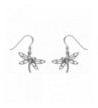 Jewelry Trends Sterling Dragonfly Earrings