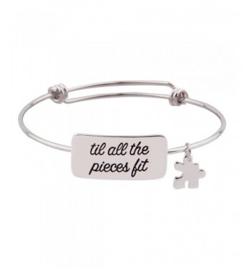 Inspirational Puzzle Wishing Autism Bracelet