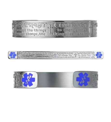 Divoti Engraved Serenity Medical Bracelet