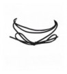 Lux Accessories Plain Choker Necklace