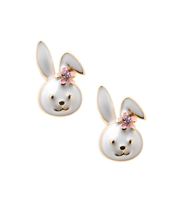 Spinningdaisy Plated Little Smiling Earrings