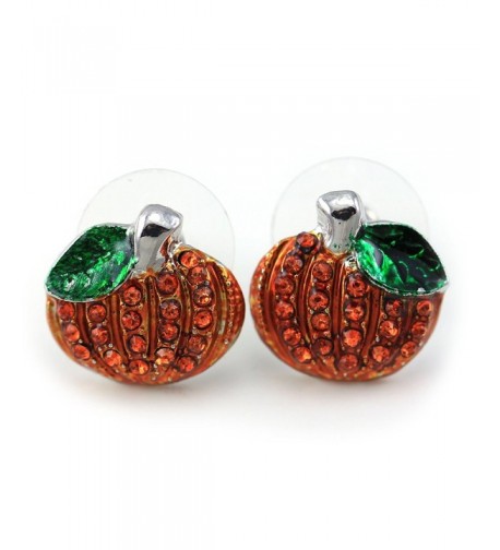 Halloween Thanksgiving Pumpkins Pierced Earrings