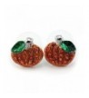 Halloween Thanksgiving Pumpkins Pierced Earrings