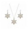 Holiday Lane Silver Tone Snowflake Necklace