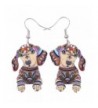 Acrylic Dachshund Earrings Design Lovely