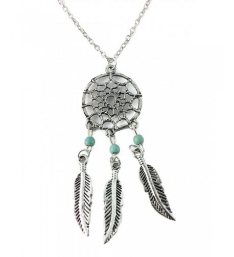 Dastan Dangling Feather Necklace Bohemia