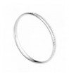 Stainless Silvery Eternity Bracelet Diameter