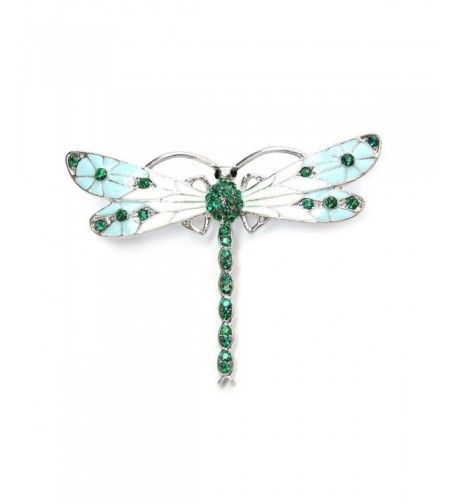 Faship Gorgeous Emerald Crystal Dragonfly